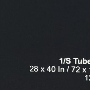 1S Tube Black 120gsm