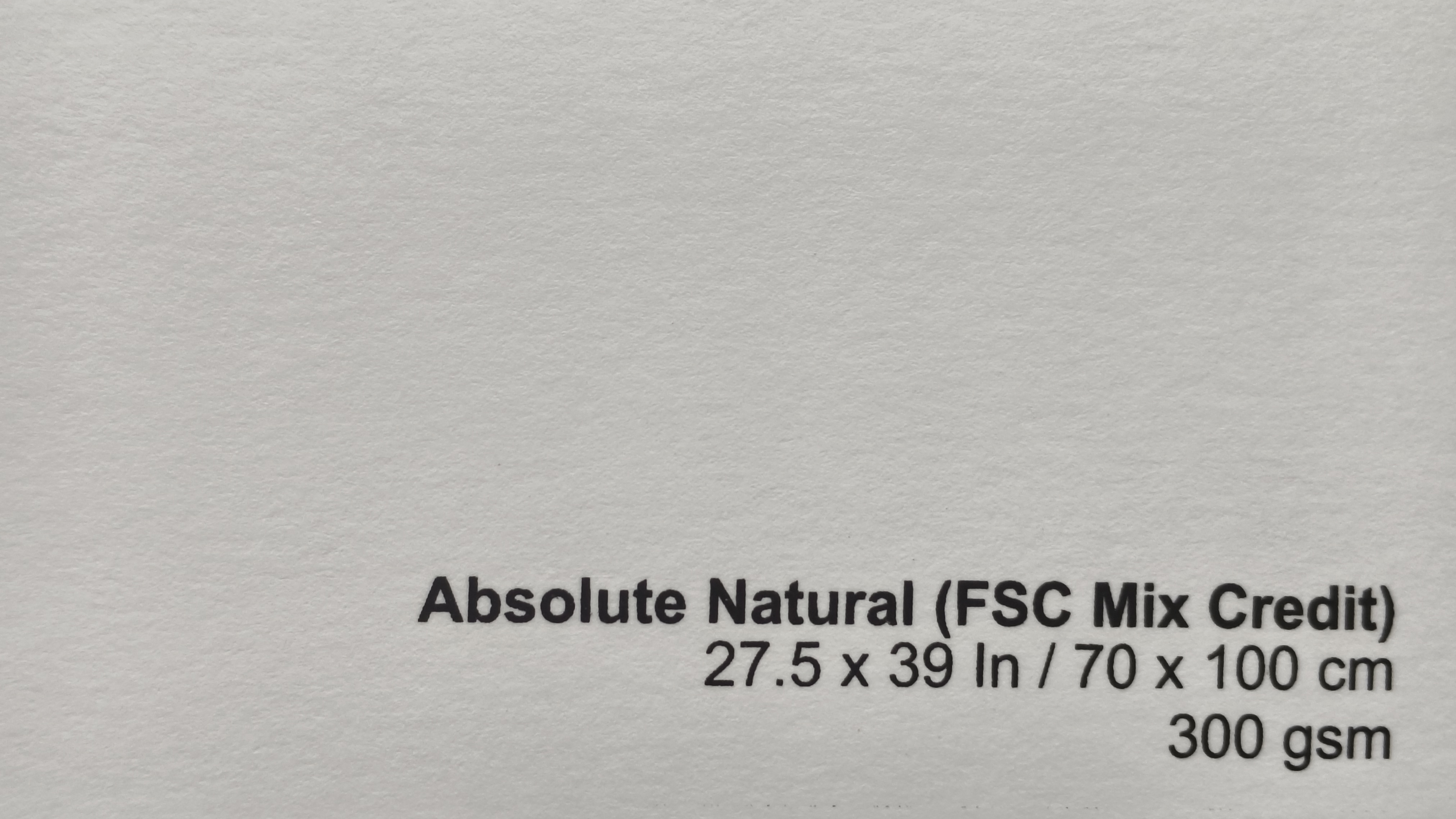 Absolute Natural 300 gsm