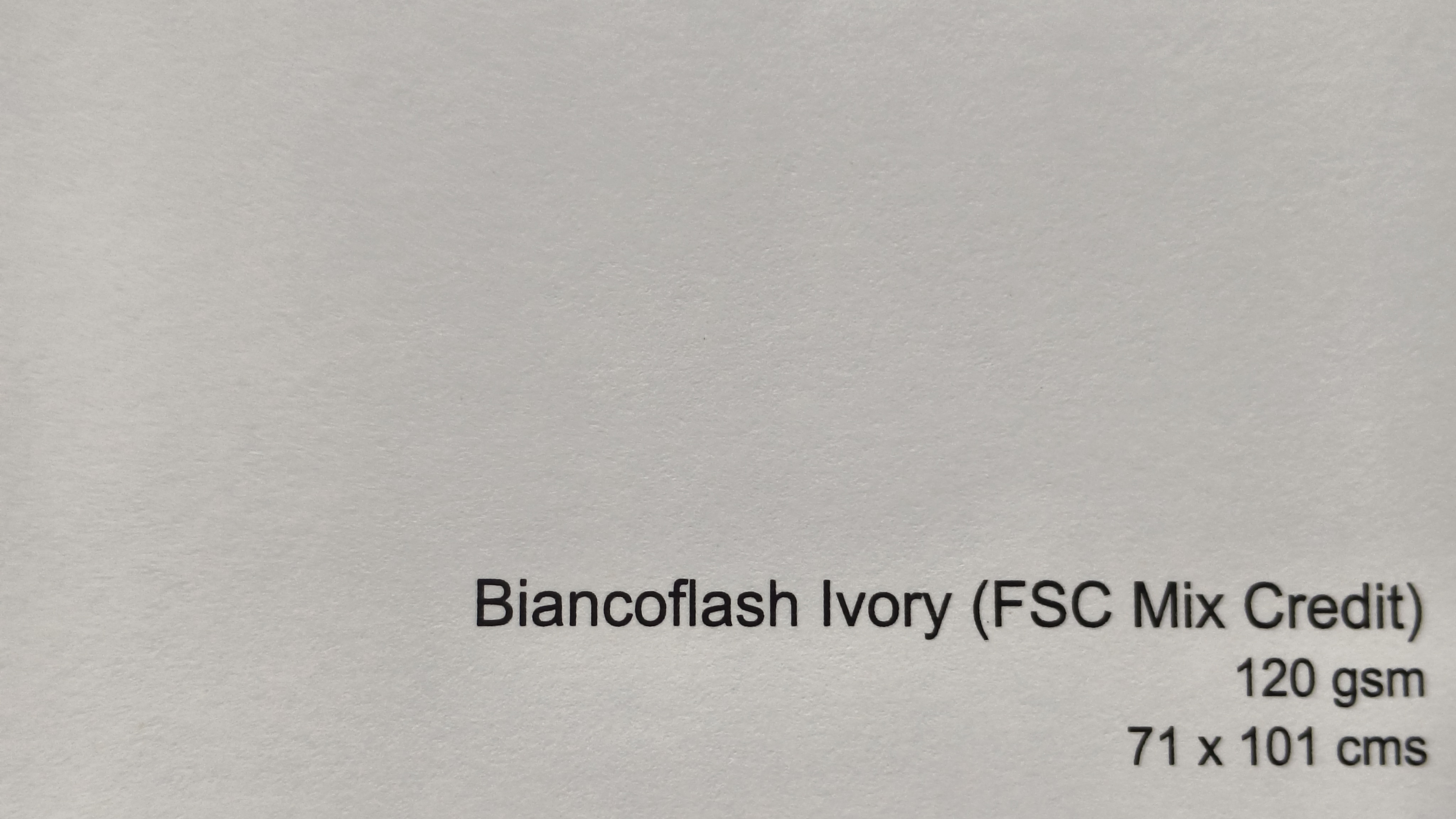 Biancoflash Ivory 120 gsm