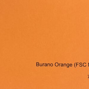 Burano Orange 250gsm 70 x 100 cm