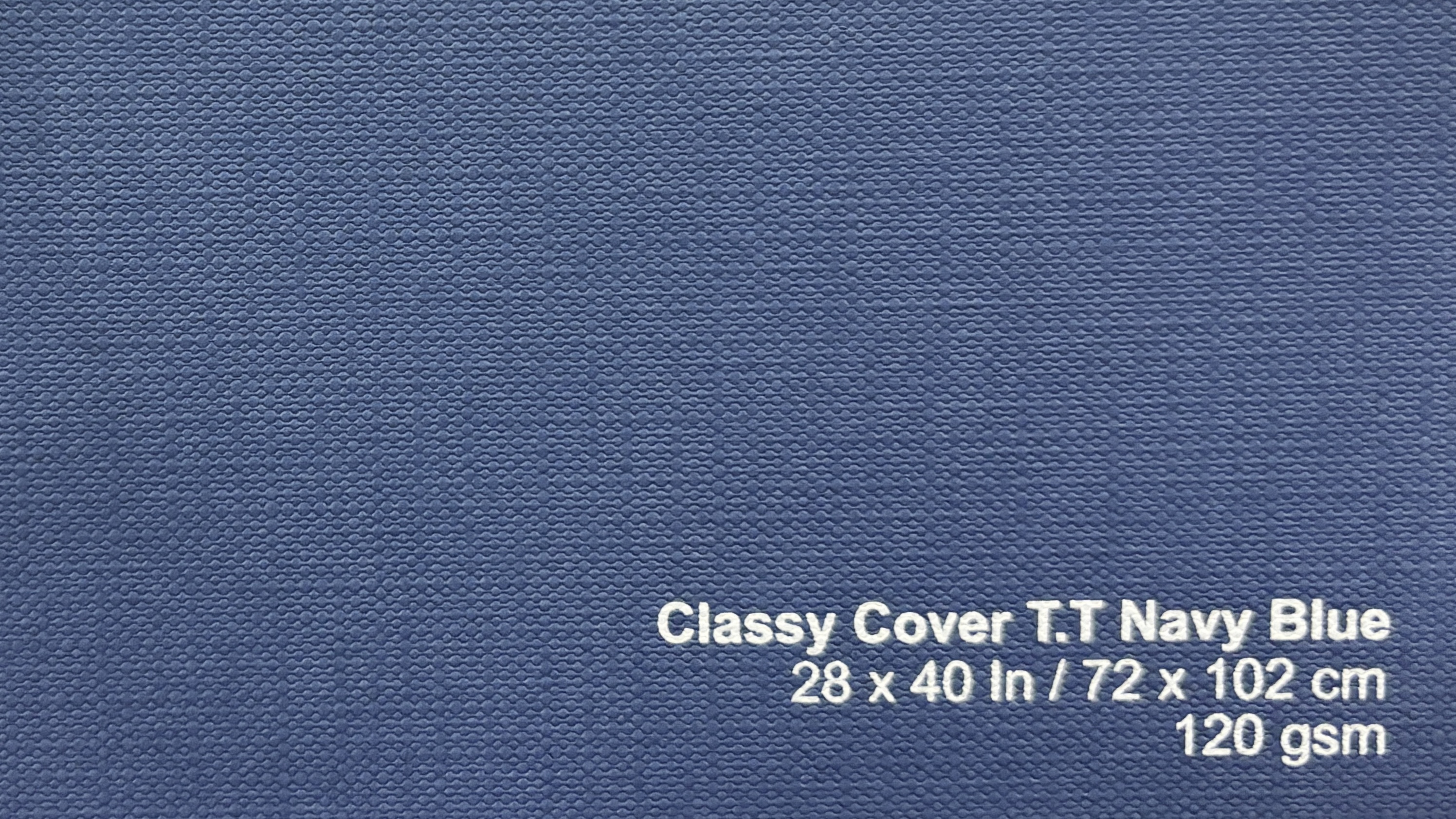 Classy Cover T.T Navy Blue 120gsm