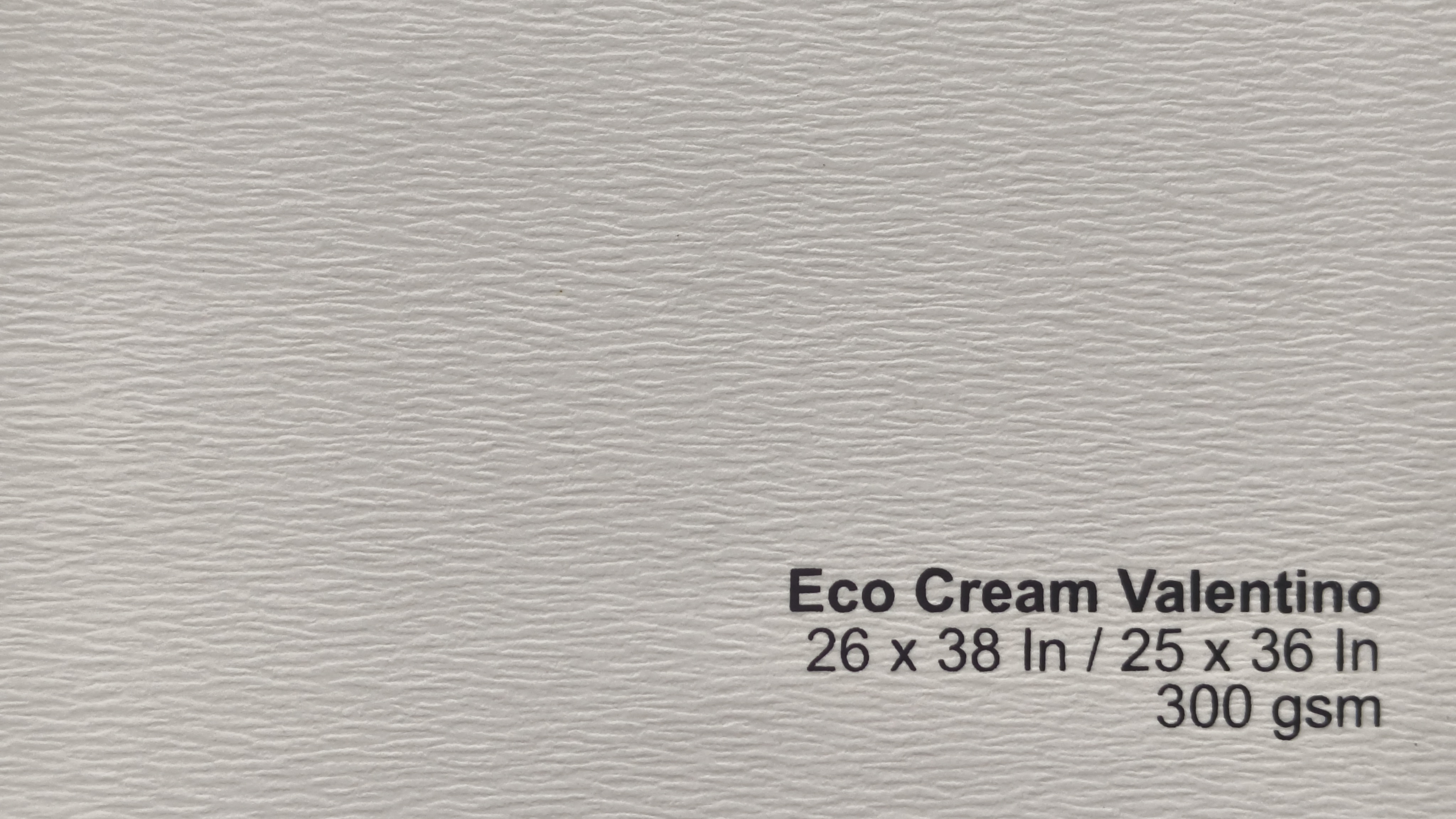 Eco Cream Valentino 300gsm