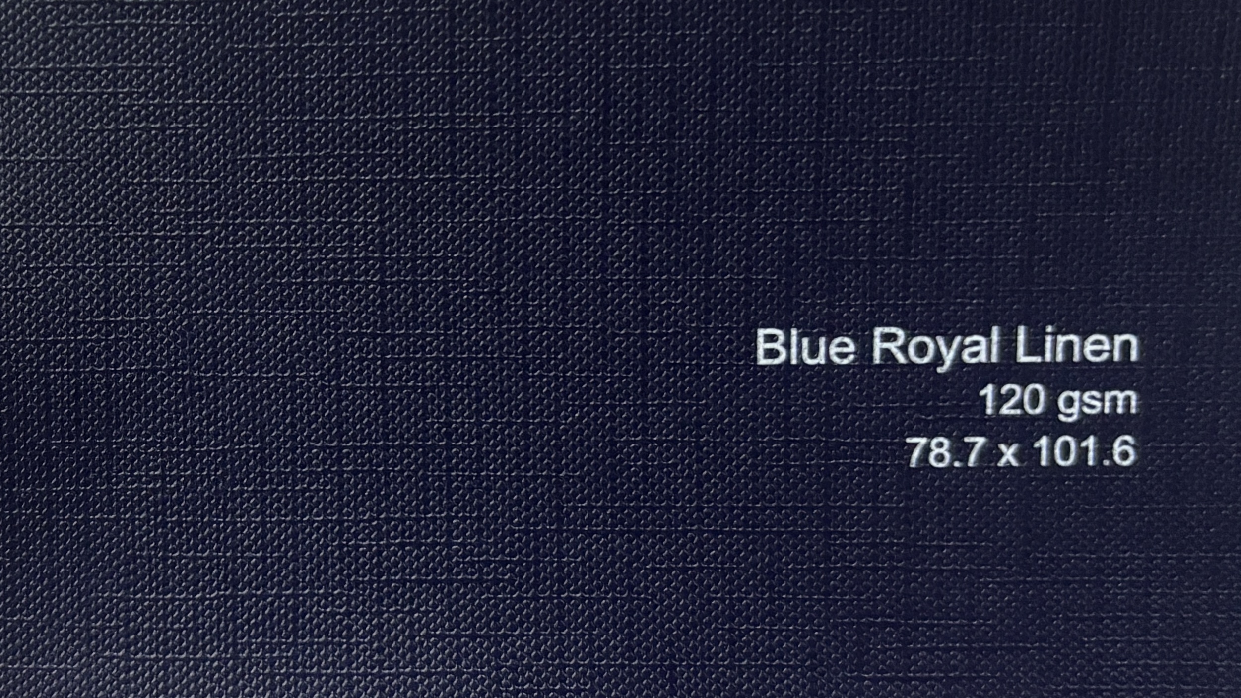 Blue Royal Linen
