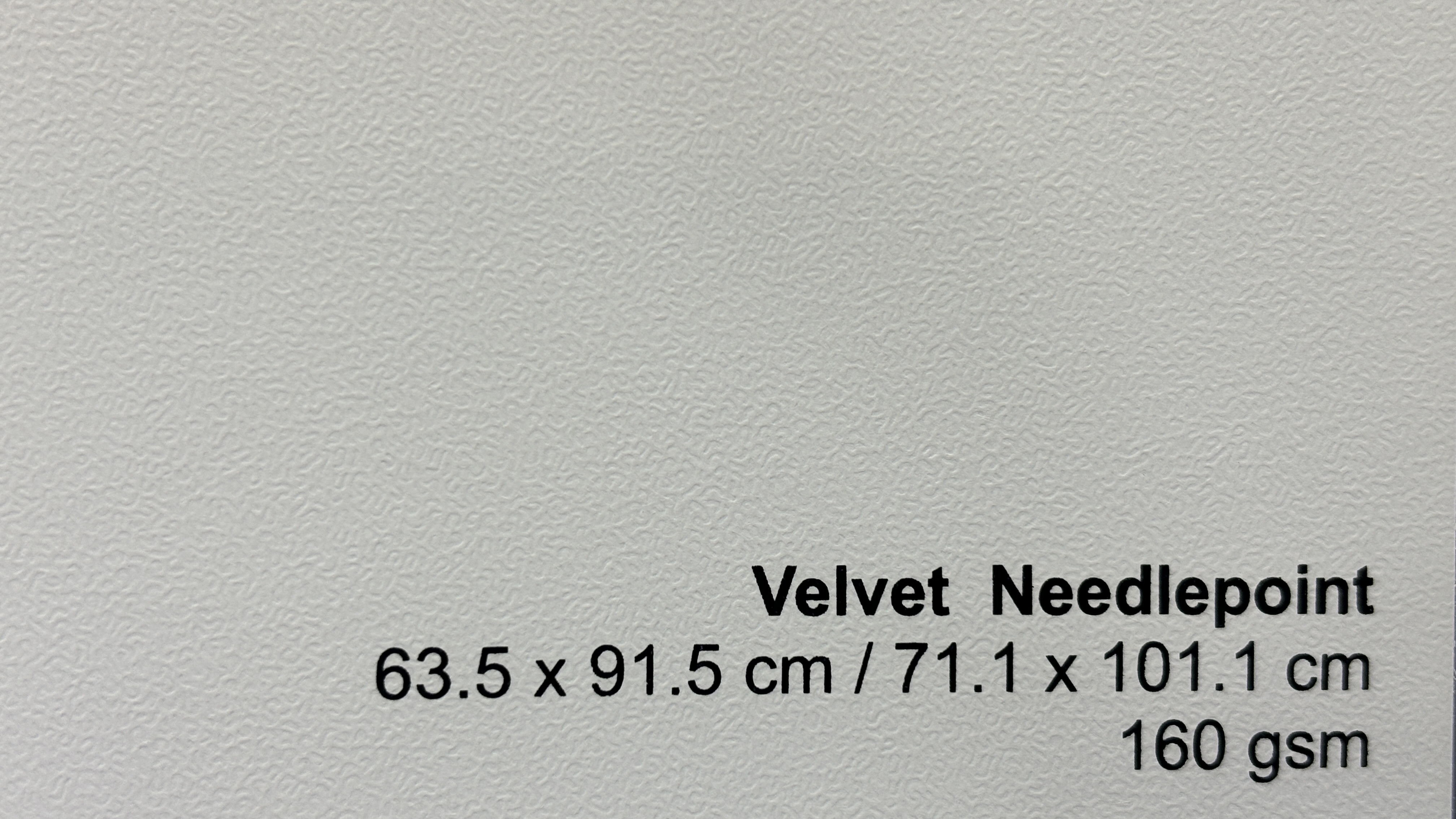 Velvet Needlepoint 160 GSM