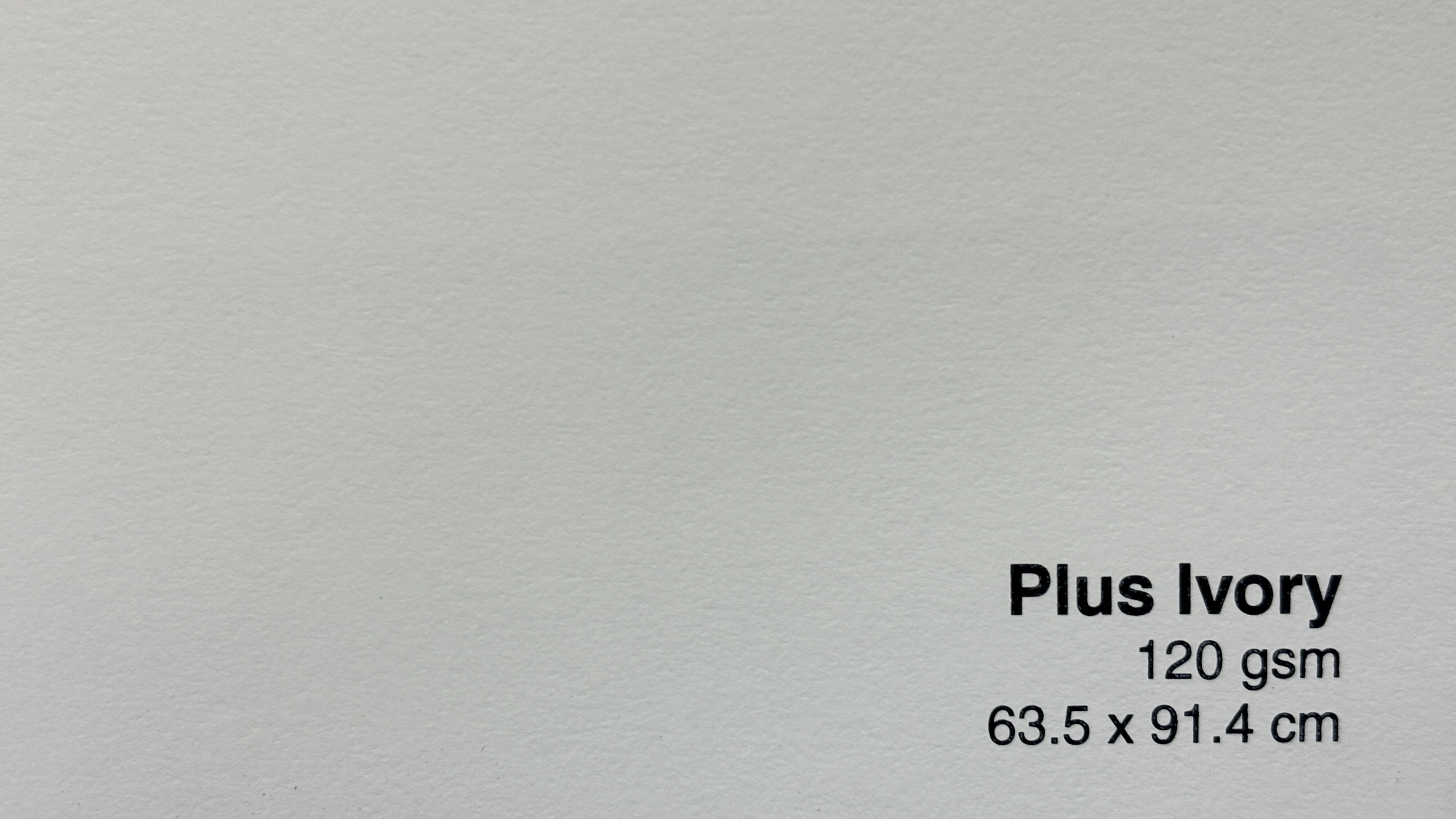 Plus Ivory 120 GSM