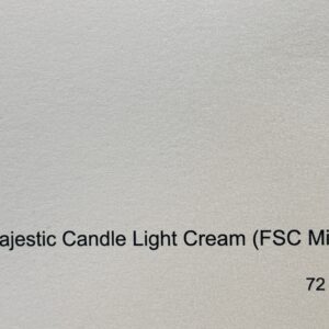 Majestic Candle Light Cream 120 gsm 72 x 102 cm