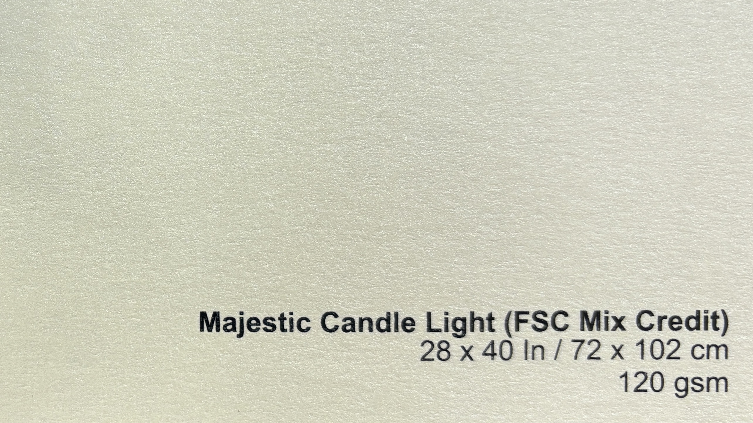 Majestic candle light 120gsm