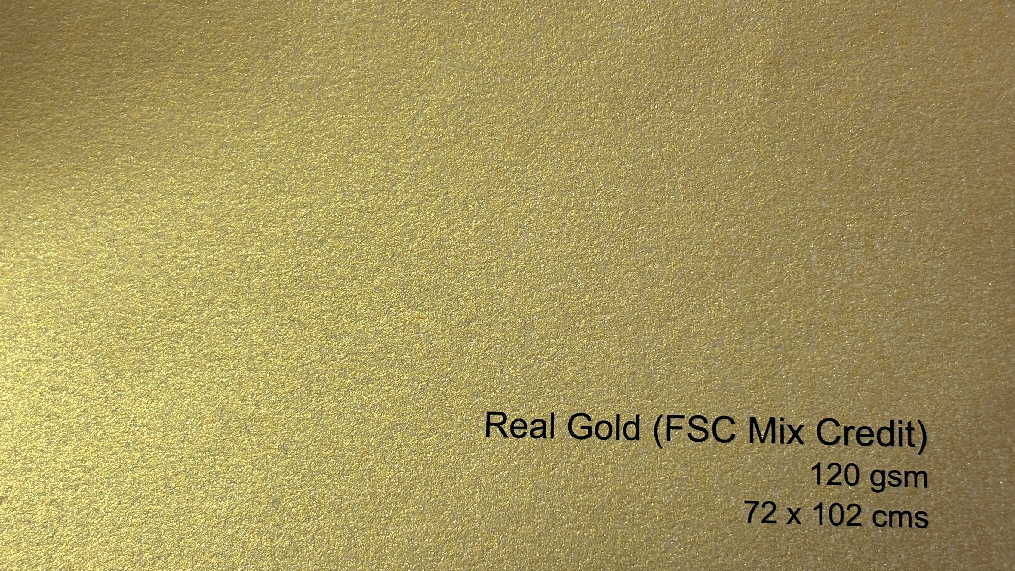 Real Gold 120gsm 72 x 102