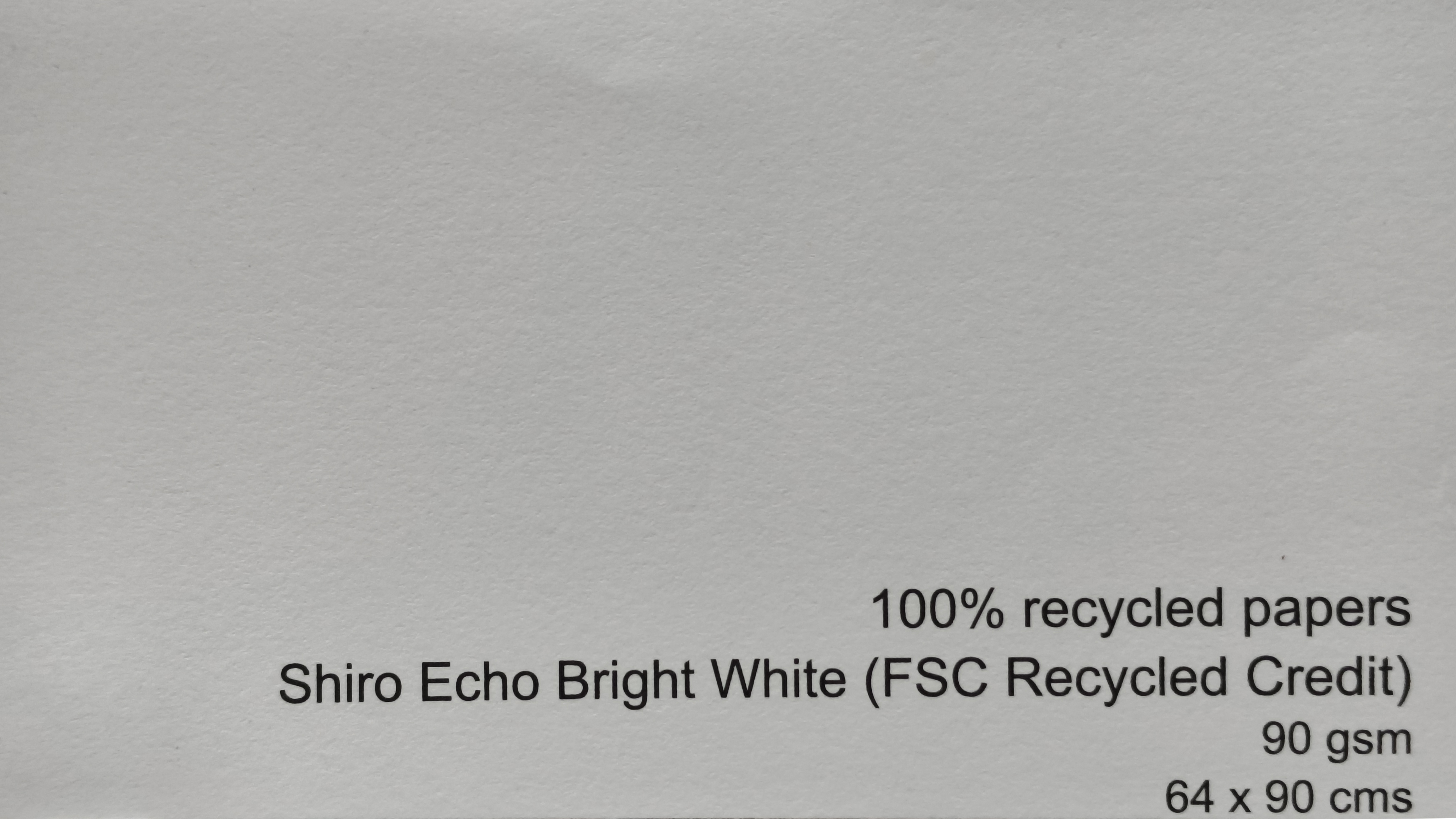 Shiro Echo Bright White 90 gsm