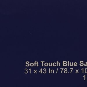 Soft Touch Blue Sapphire 31 x 43in , 78.7 x 109.2cm 130gsm