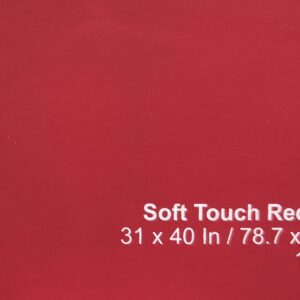 Soft Touch Red Velvet 31 x40in 78.7 x 102cm 125gsm