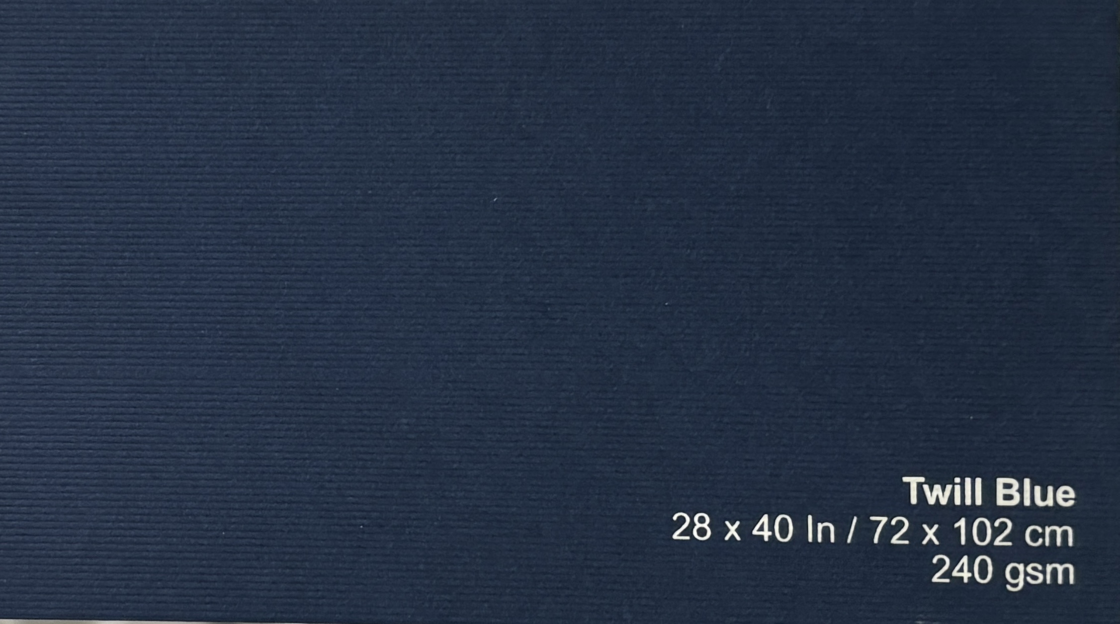 T Will Blue 28 x 40 , 72 x 102 240gsm