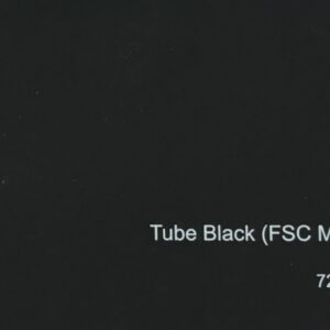 Tube Black 260 gsm 72 x 102 cm