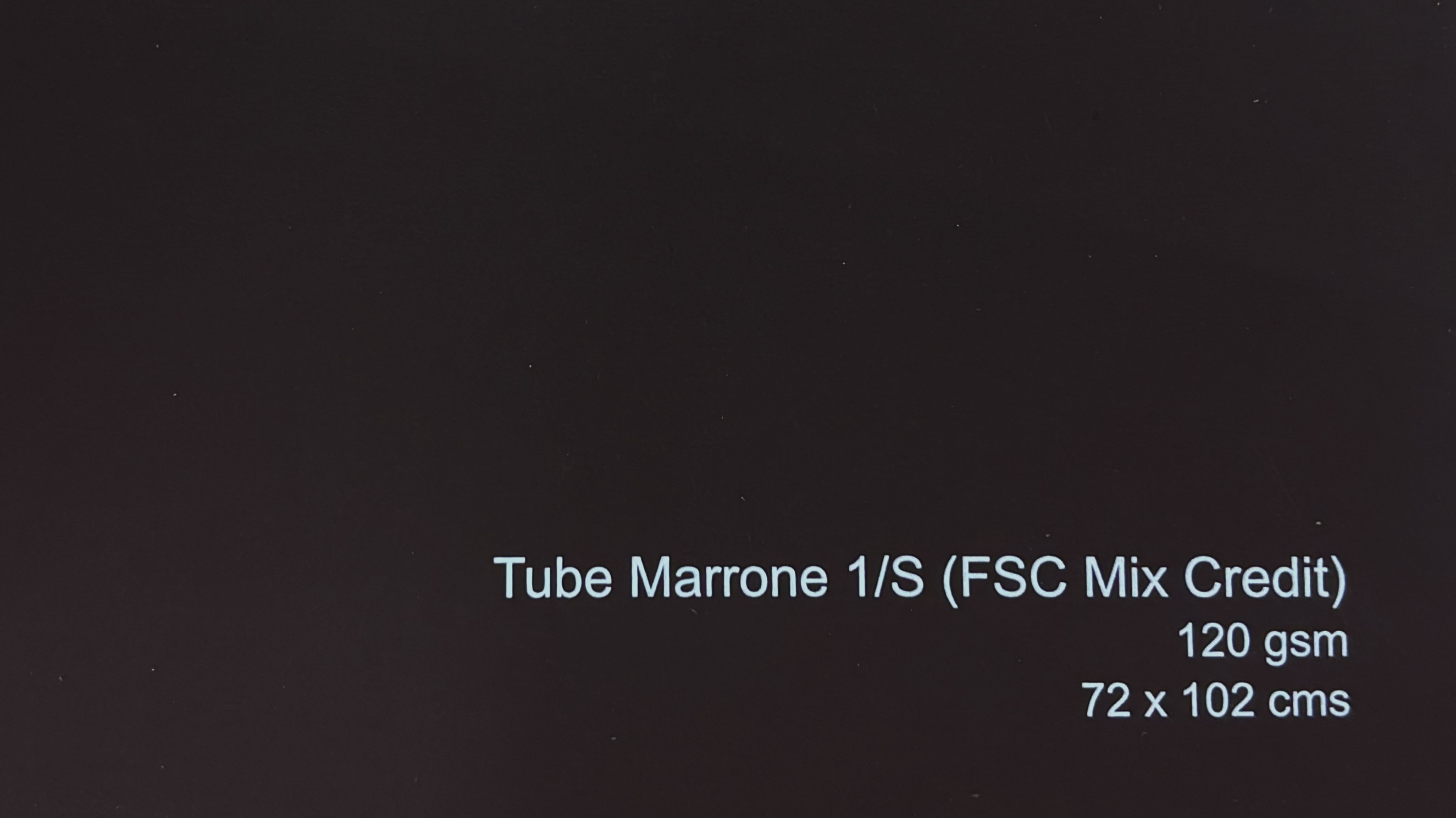 Tube Marrone 1S 120 gsm 72 x 102 cm