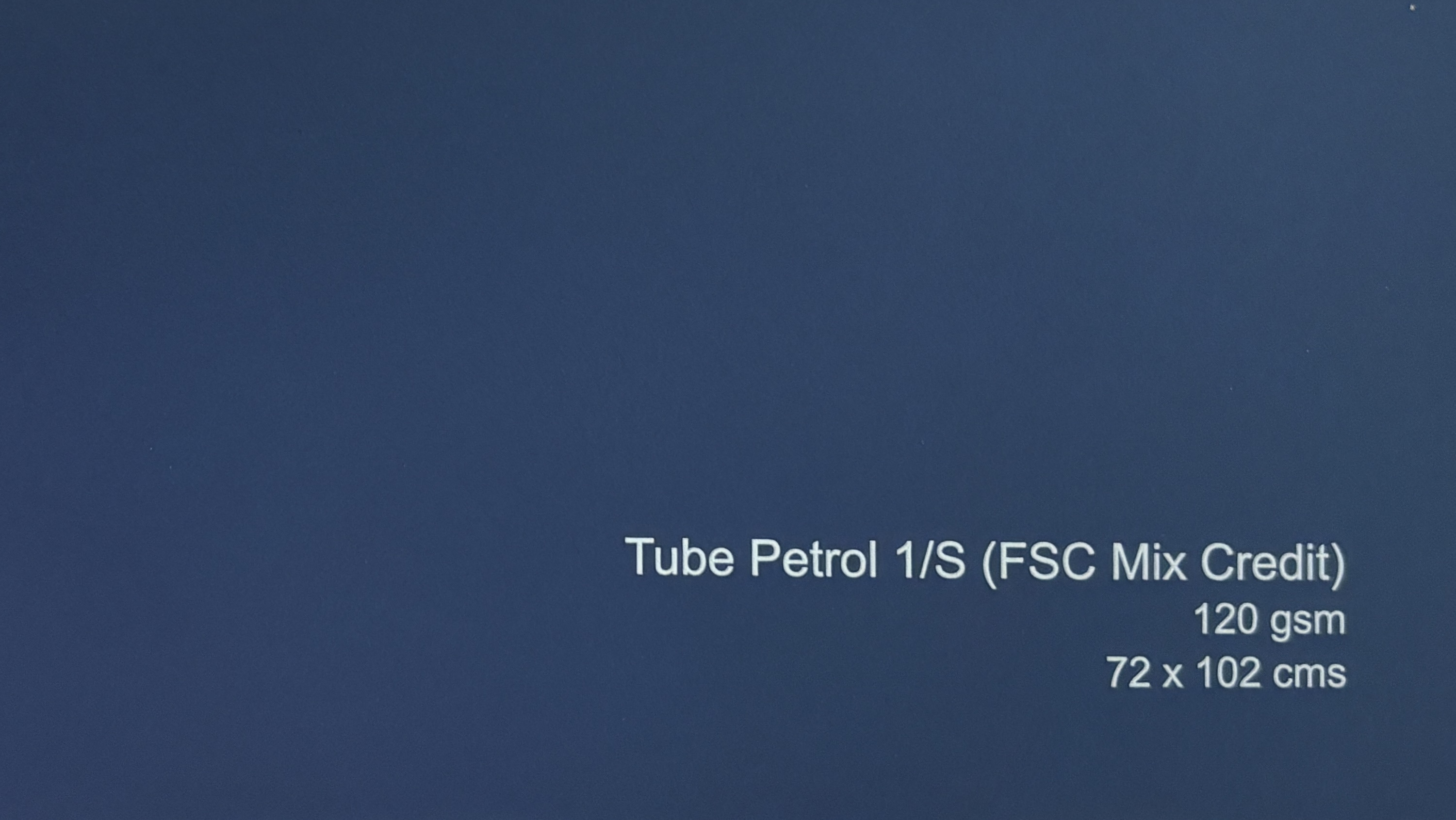 Tube Petrol 1S 120 gsm 72 x 102 cm