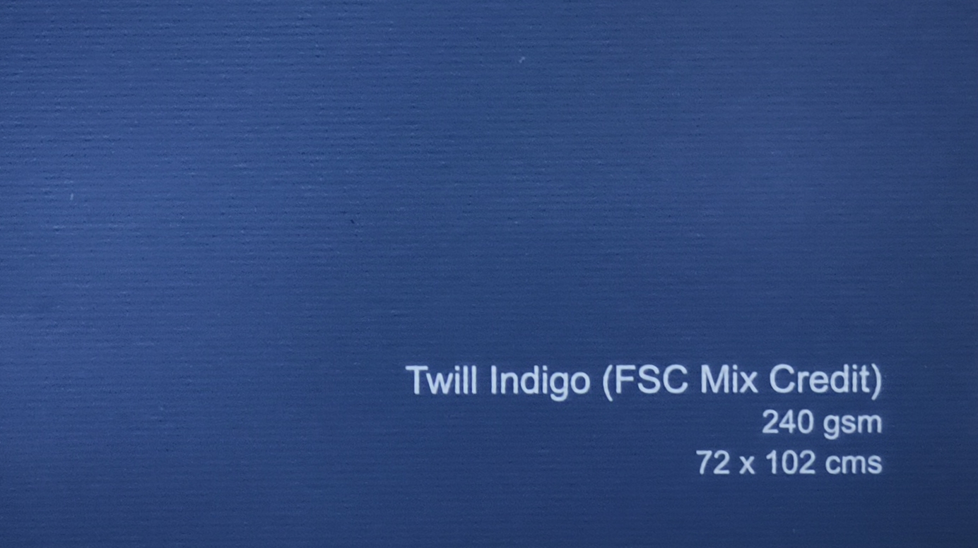 Twill Indigo Blue 240 gsm