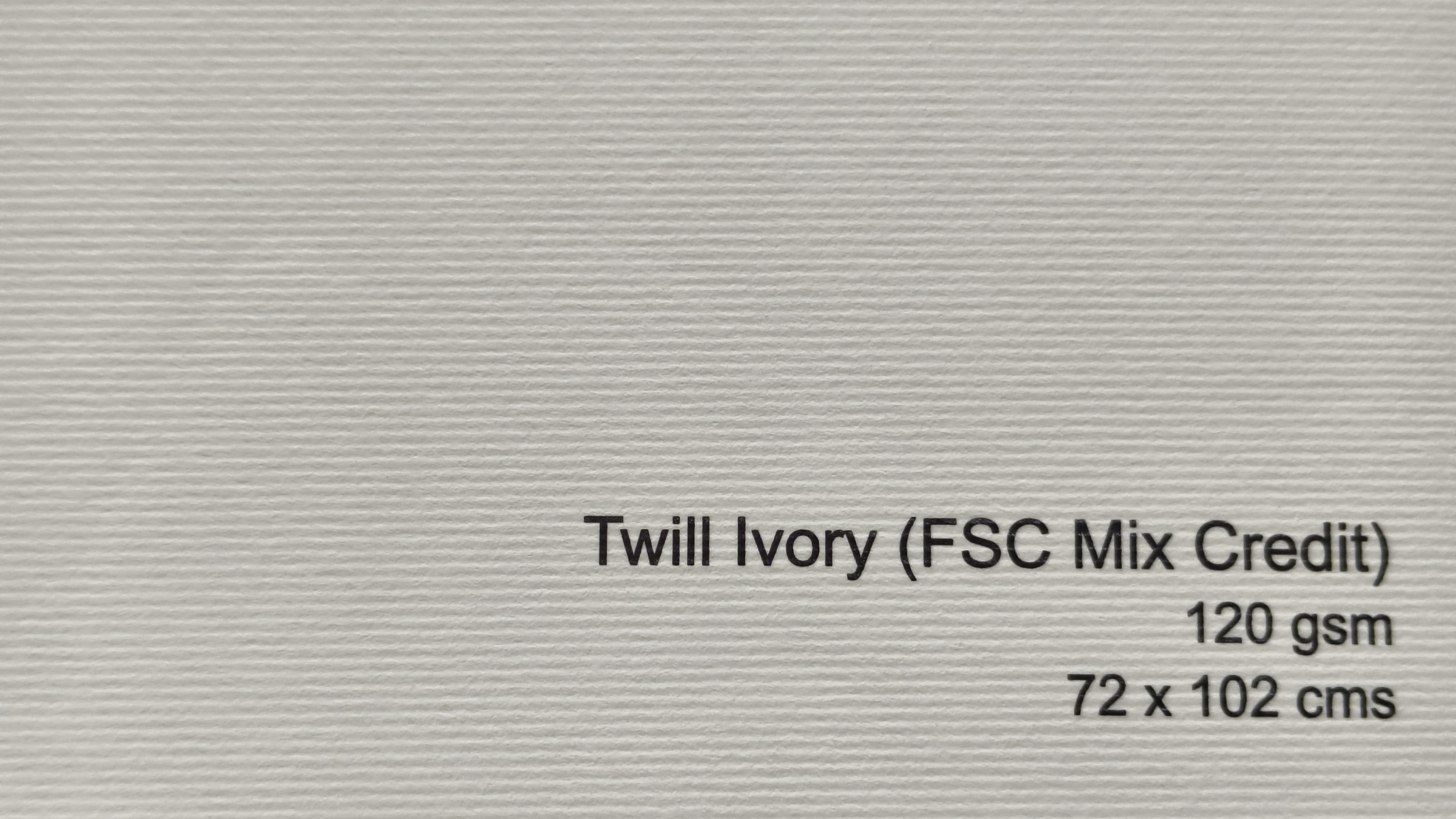 Twill Ivory 120 gsm