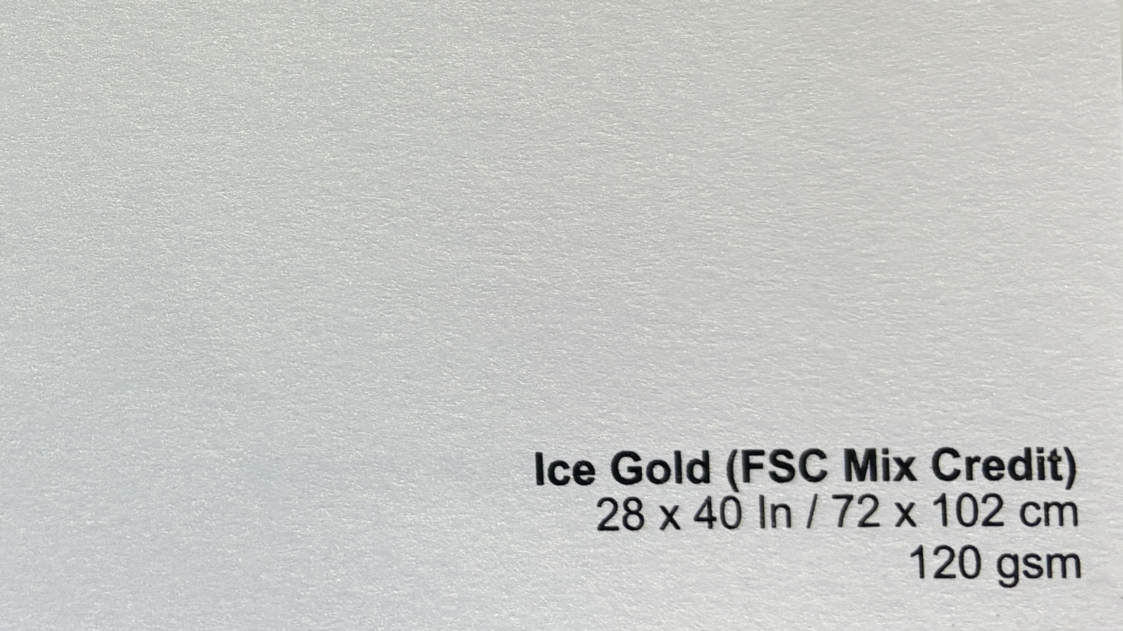 Ice Gold 120gsm